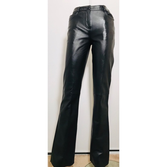 Neiman Marcus Pants - 💃🏼Neiman Marcus Genuine Leather Pants Sz. 4 NWOT